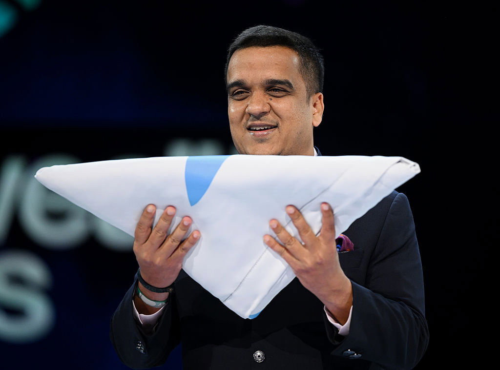 Deputy Chief Minister of Gujarat, Harsh Sanghavi retains the Commonwealth Sport flag during the Closing Ceremony on day ten of the Glasgow 2026 Commonwealth Games at The Hydro on August 02, 2026 in Glasgow, Scotland.