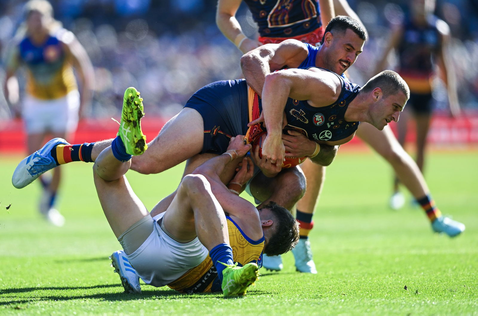 Sam Berry is tackled