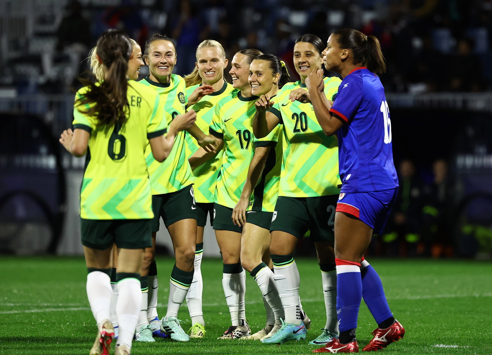 Matildws Matildas with second-half flurry of goals to secure 7–1 win over Haiti ...