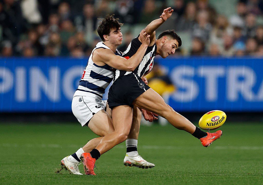 Nick Daicos and Oisin Mullin