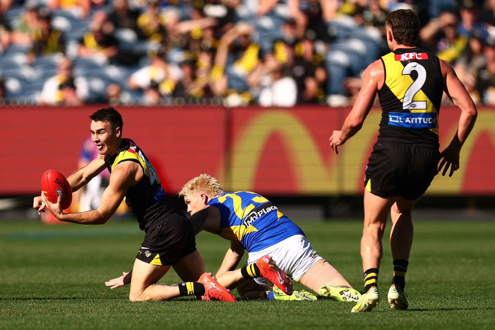 Richmond and West Coast players compete