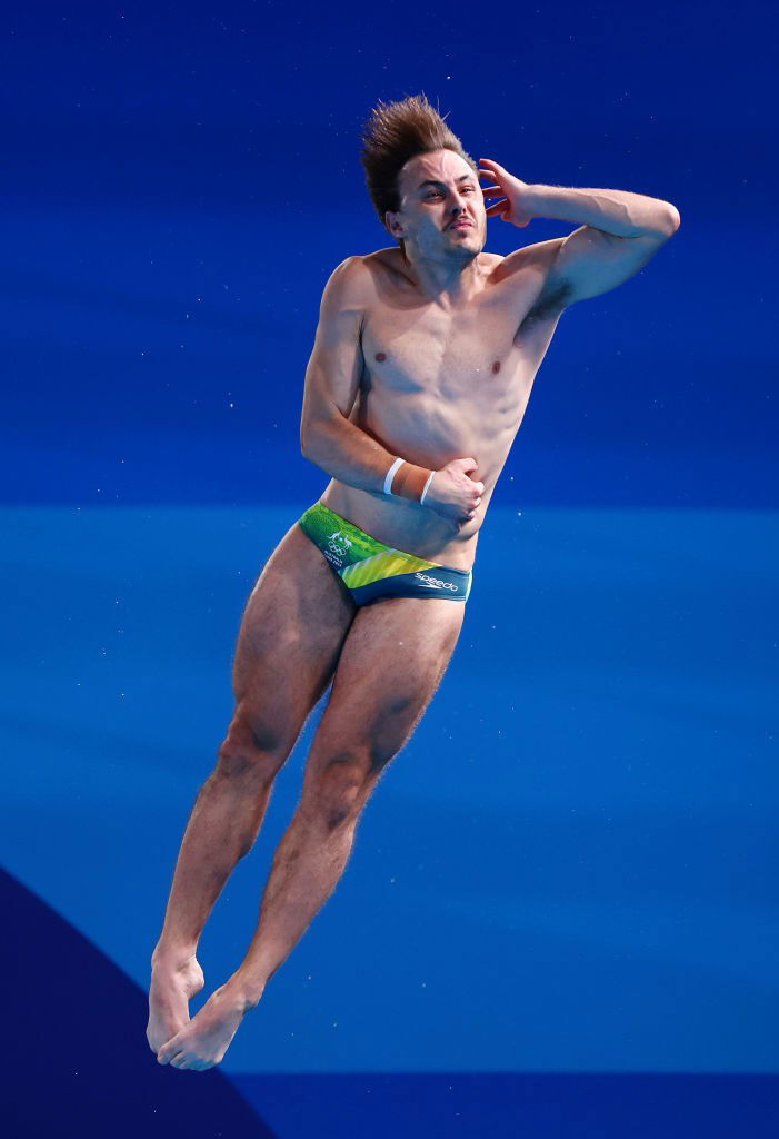 Australian diver during semifinals