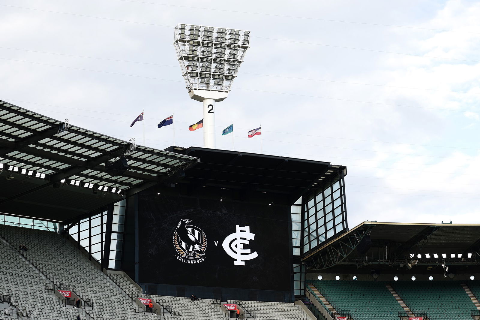 McG with Collingwood and Carlton Logos