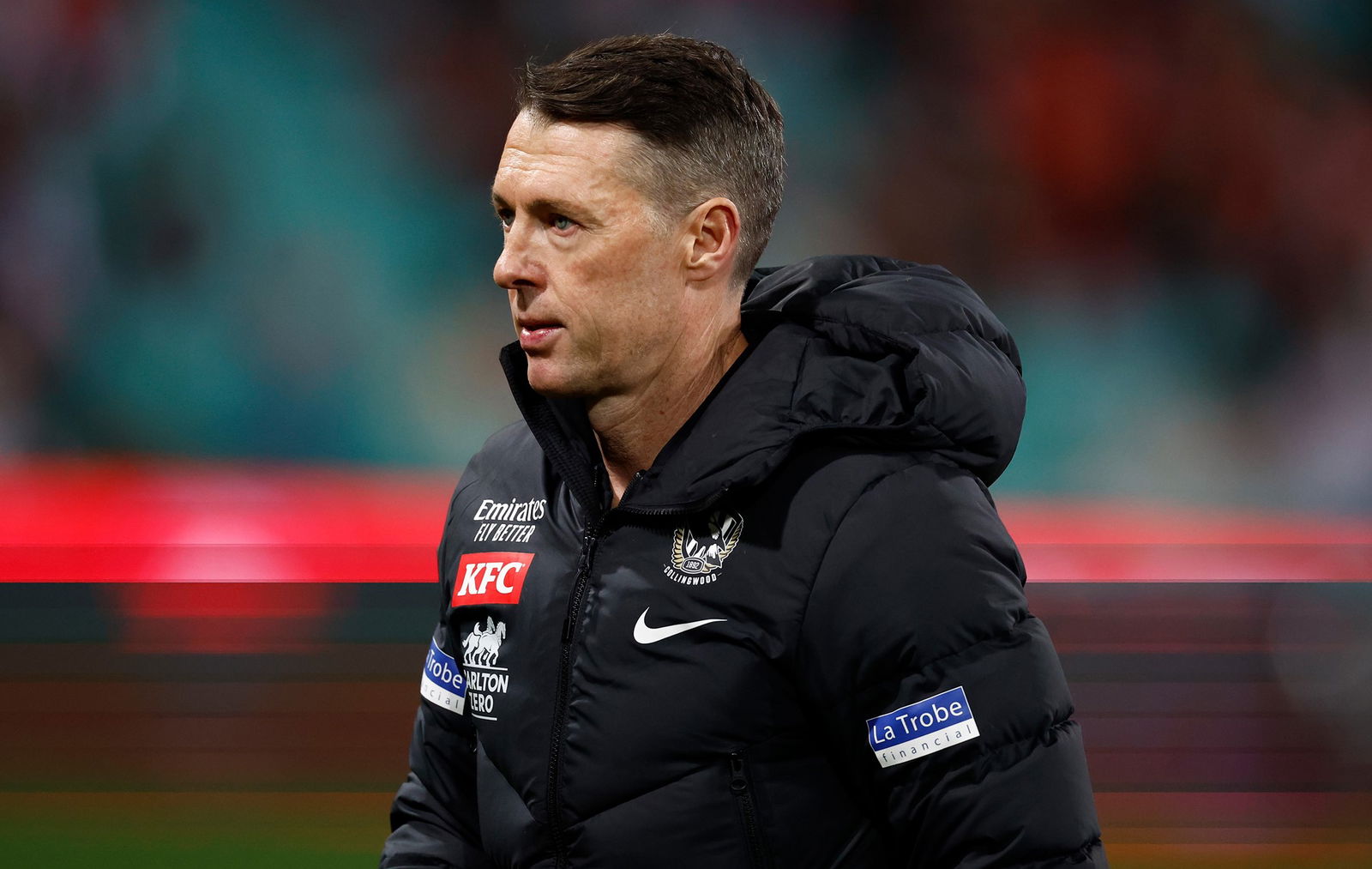 Collingwood coach Craig McRae was unimpressed by the umpiring on Friday night.