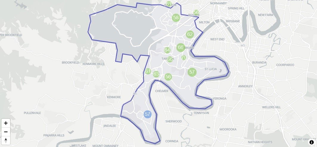 The Greens recorded two-candidate preferred majorities at 12 of the 13 polling places used in 2020