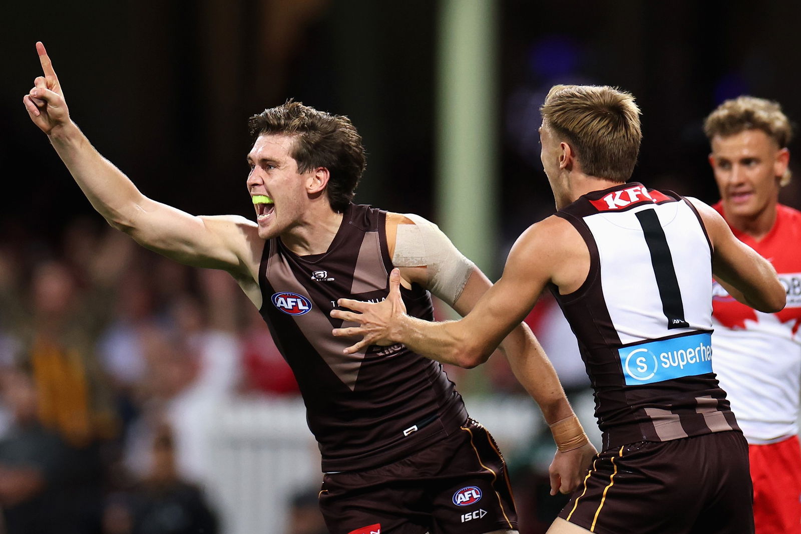 Will Day had a dominant first half against the Swans at the SCG.