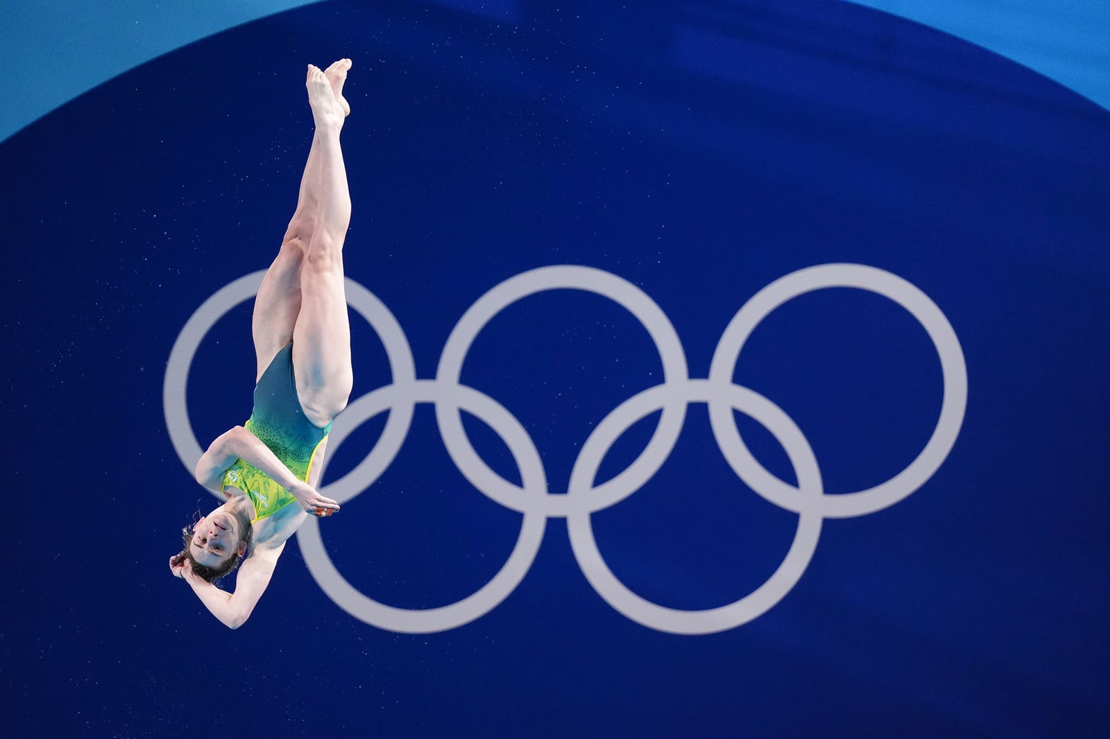 Australia's Maddison Keeney competes in Round 5 of the Women's 3m Springboard Semifinal