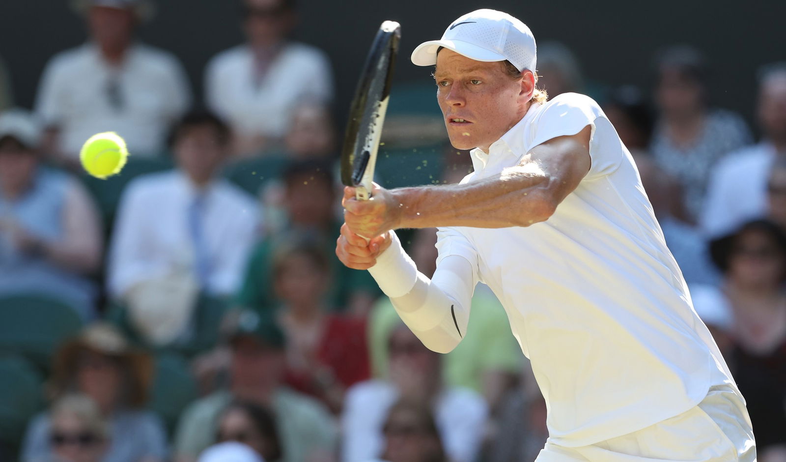 Jannik Sinner reached the men's final after defeating seven-time champion Novak Djokovic in the semifinal.