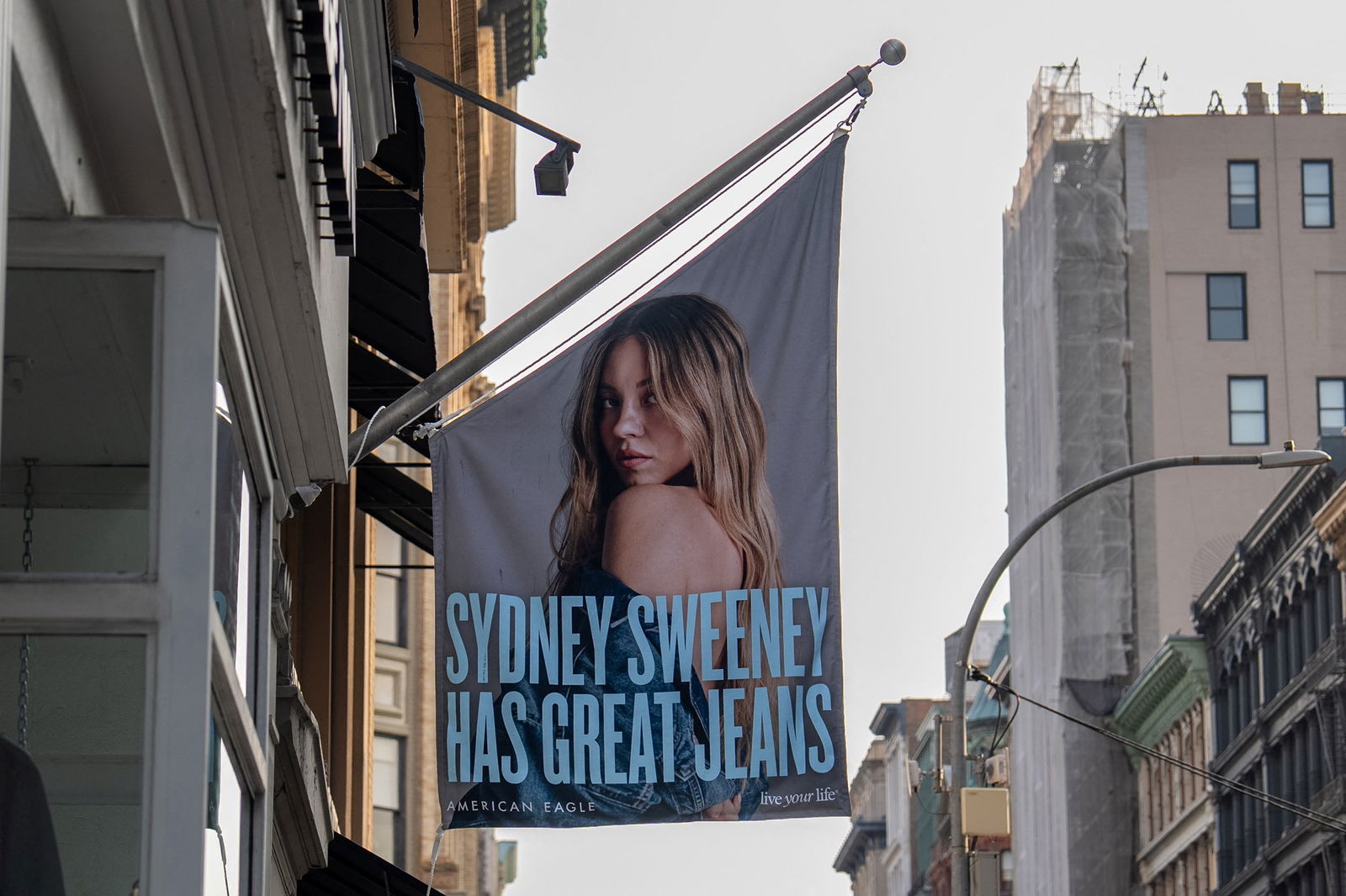 American Eagle ad campaign featuring Sydney Sweeney