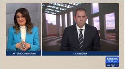ABC journalist Patricia Karvelas interviews Treasurer Jim Chalmers