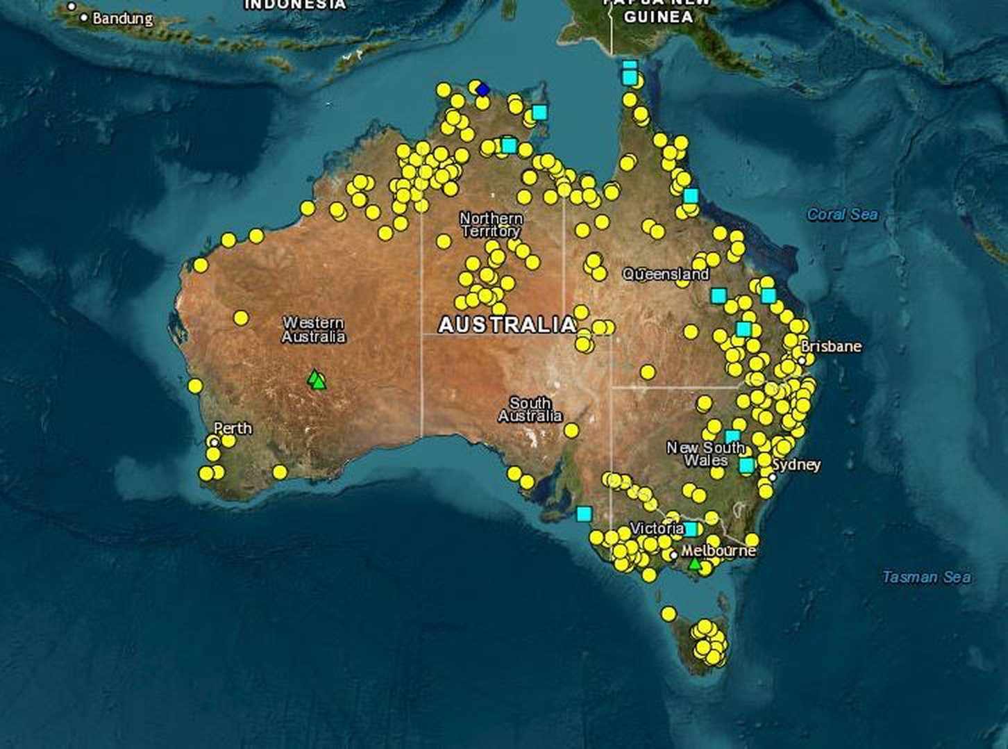 The University of Newcastle has been mapping massacres sites across Australia.