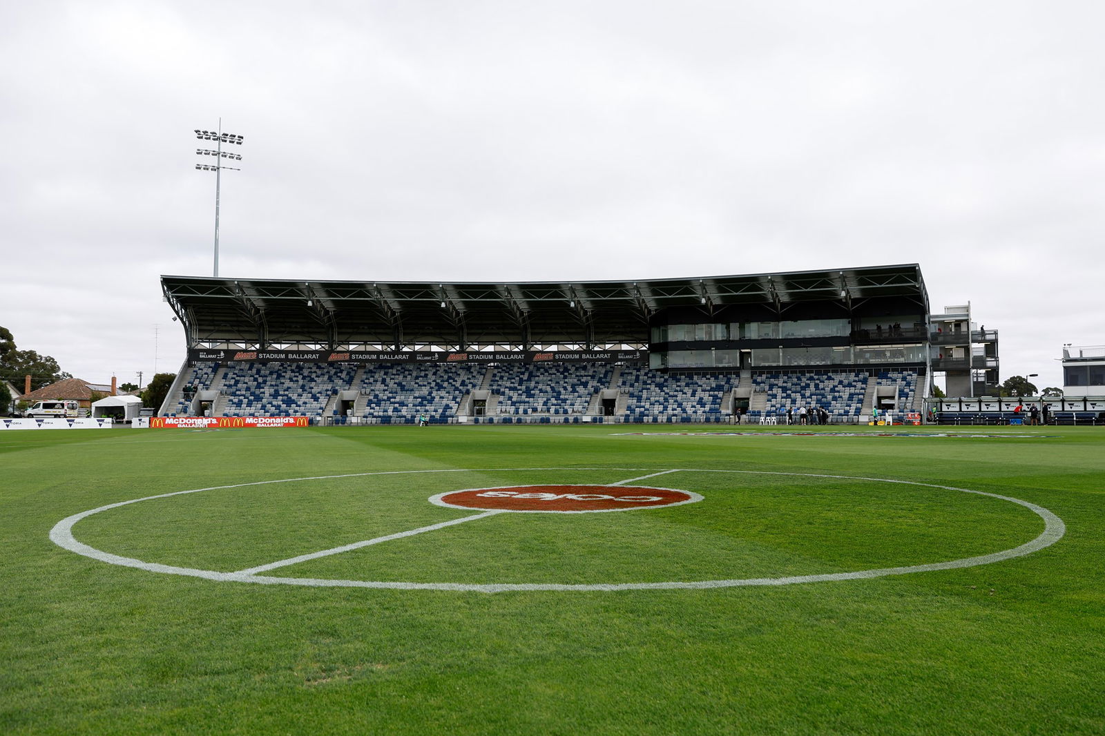 The centre circle in Ballarat