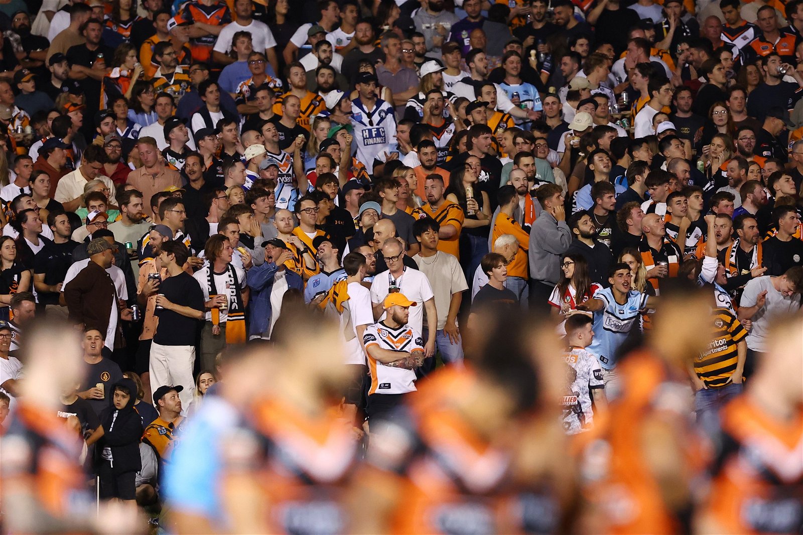 Tigers fans at Leichhardt Oval.