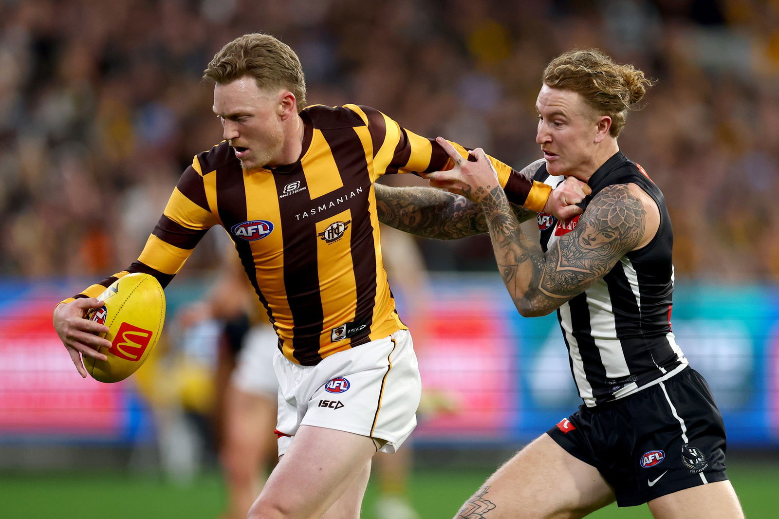 Hawthorn kaptanı James Sicily, bu gece Collingwood'a karşı çatışmada büyük bir rol oynayacak.