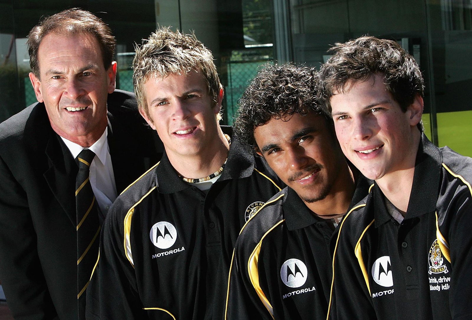 Terry Wallace, Brett Deledio, Richard Tambling and Danny Meyer in 2004