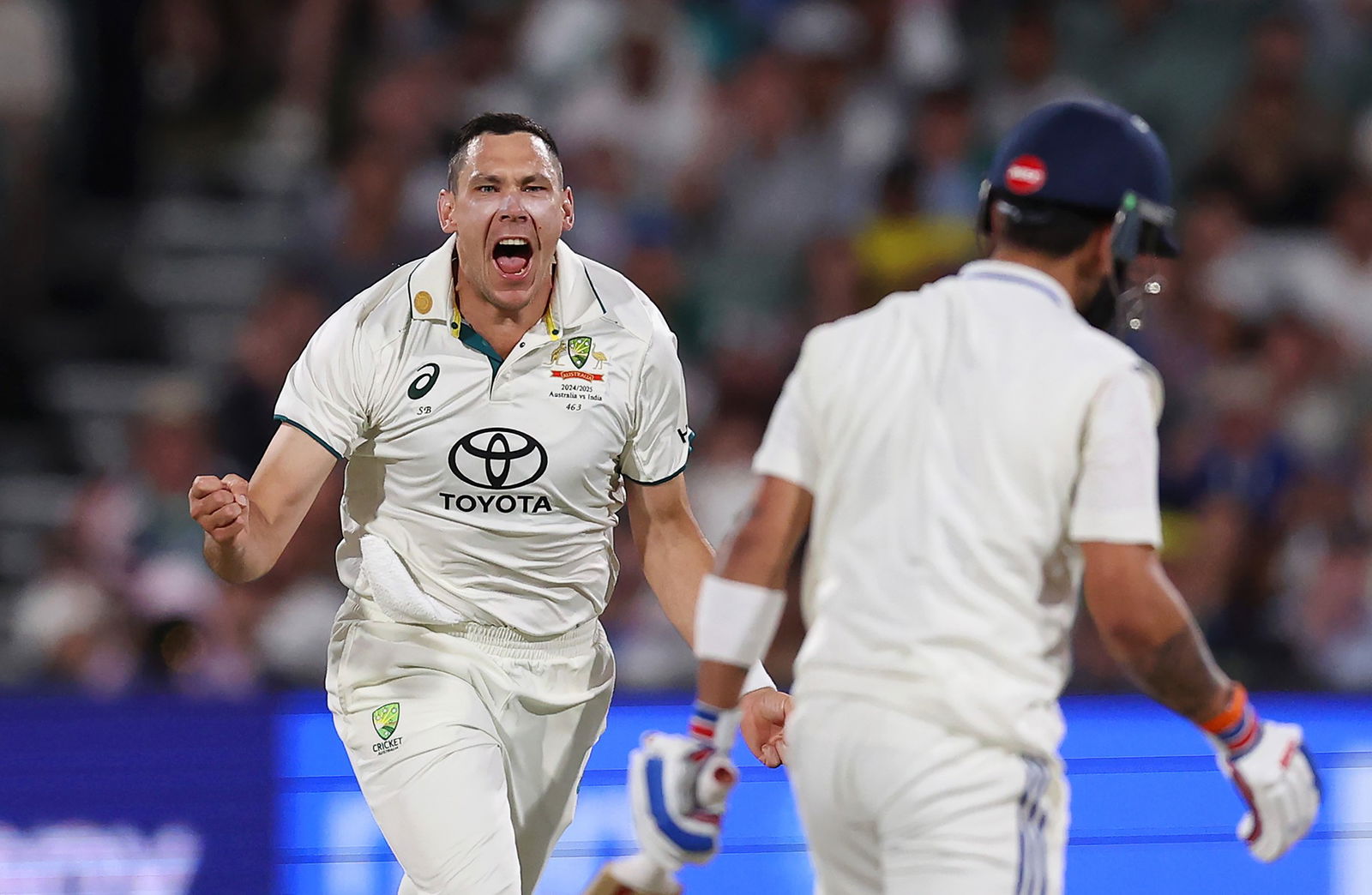 Scott Boland picked up two important wickets during the night session.