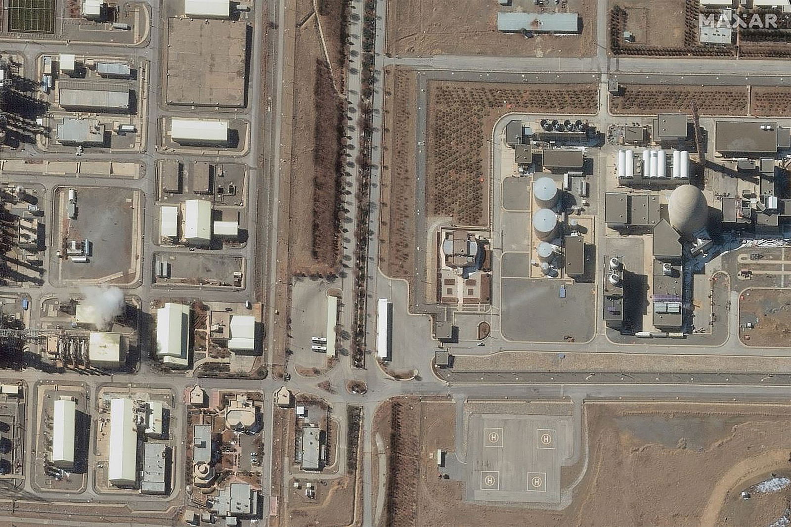 The Arak heavy-water research reactor on the outskirts of the Iranian village of Khondab, south of Tehran.
