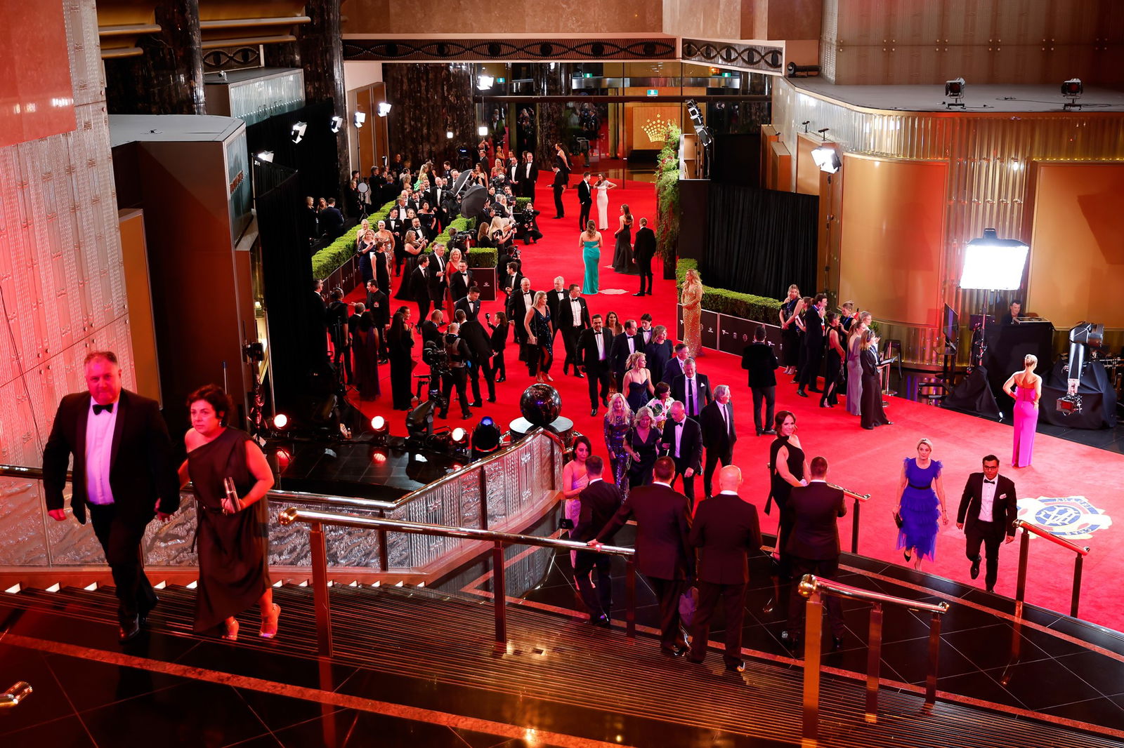 People on the Brownlow red carpet