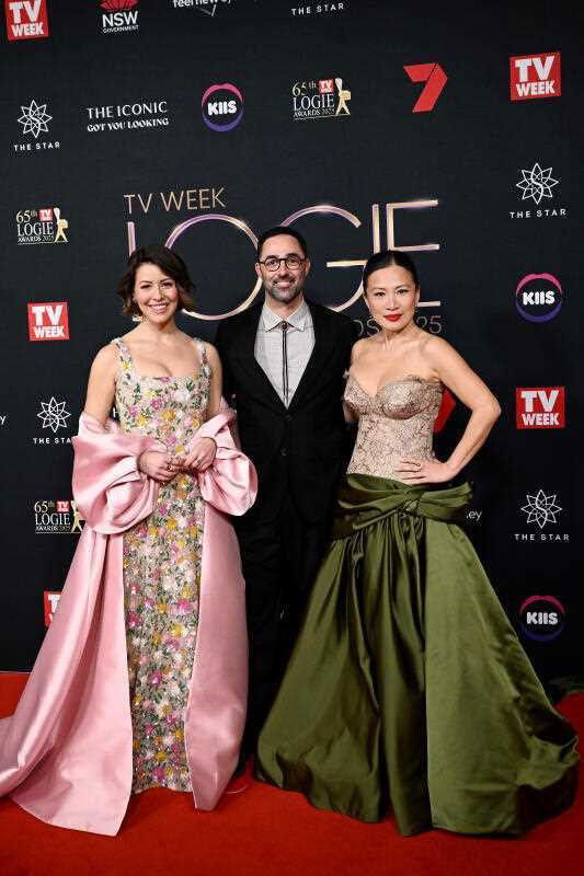 LR) Sofia Levin, Andy Allen ve Poh Ling Yeow