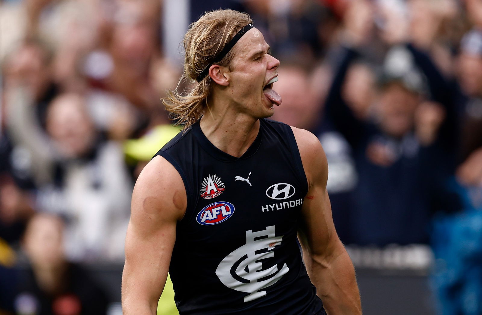 Carlton big man Tom De Koning could well be playing for St Kilda when the two teams meet in 2026.