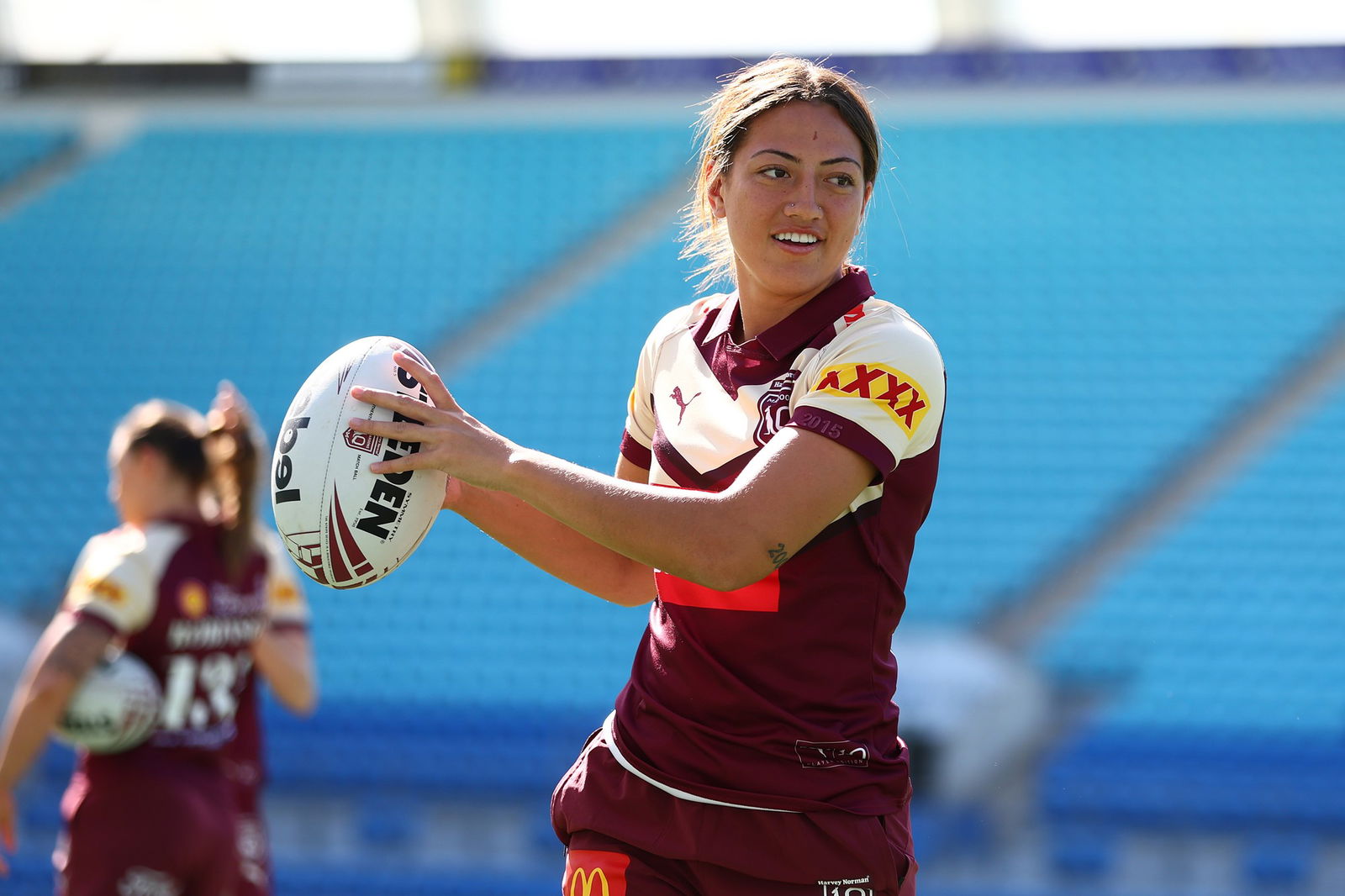 Tavarna Papalii during the Queensland Women's State of Origin Captain's Run