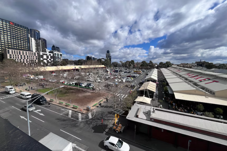 Current open air carpark at Queen Victoria Markets