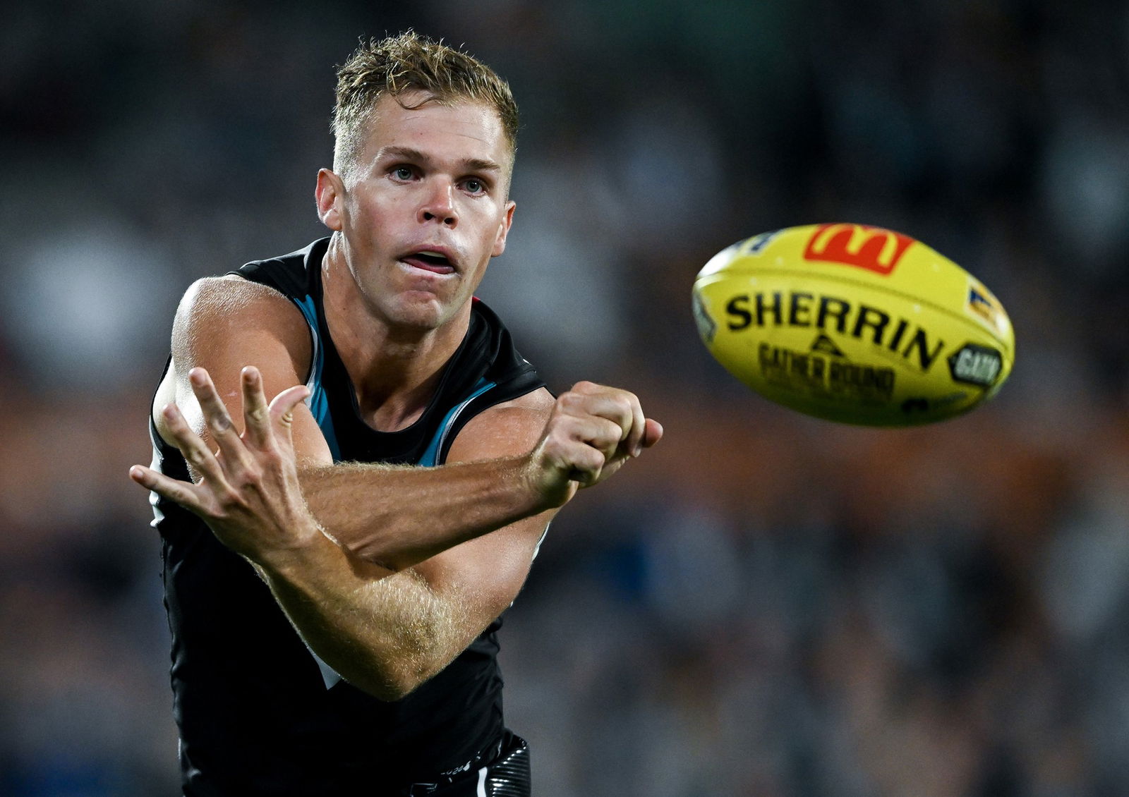 Port defender Dan Houston wants a move back to Victoria during the trade period.