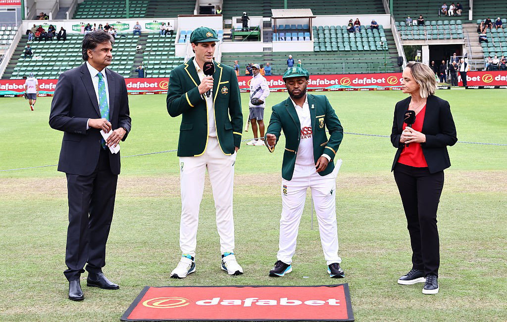 Pat Cummins and Temba Bavuma