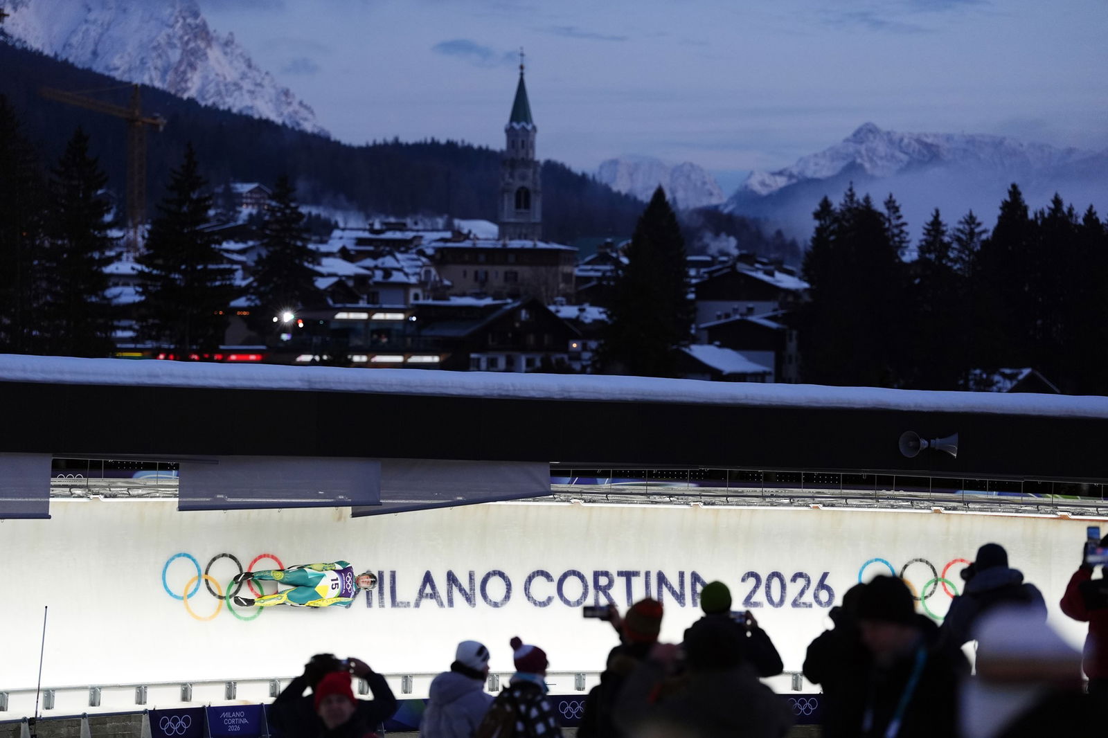 Australia's Alexander Ferlazzo during the Luge men's singles on day one of the Milano Cortina 2026 Winter Olympics at the Cortina sliding centre in Cortina d'Ampezzo, Italy. Picture date: Saturday February 7, 2026. 