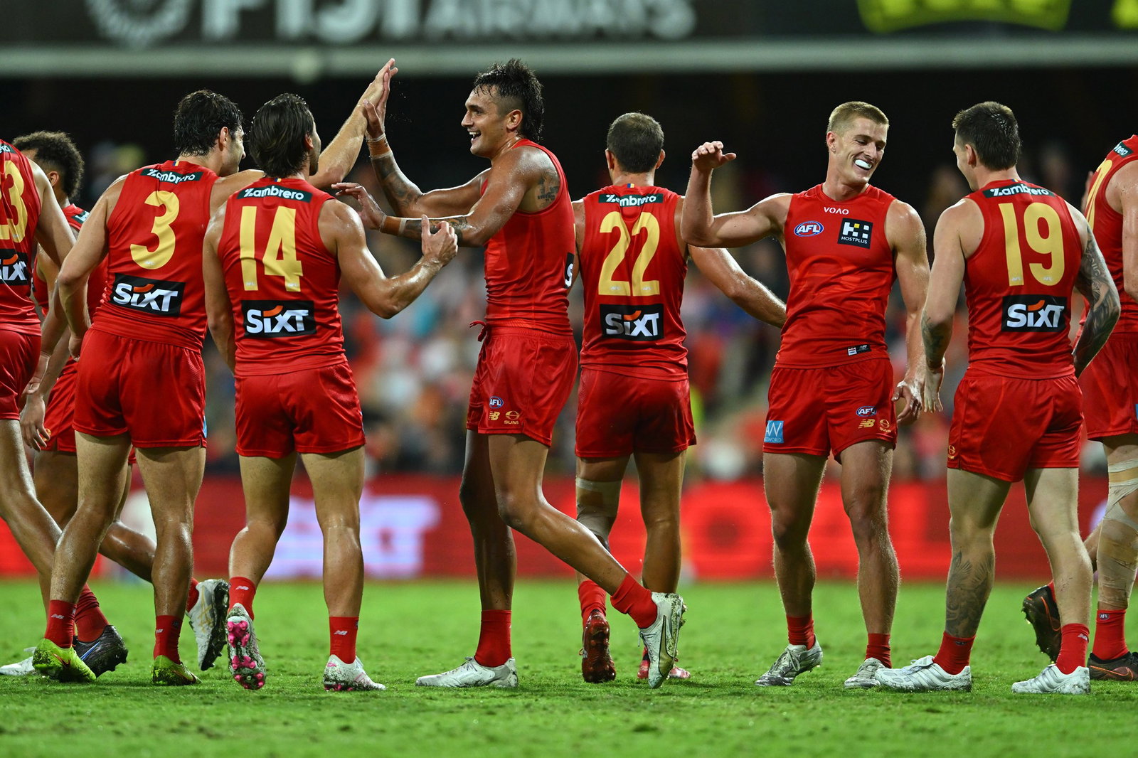 Jamarra Ugle-Hagan kicked three goals to help the Suns to a 20-point win over the Giants.