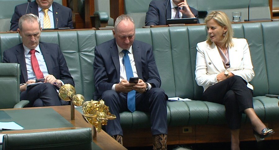 A glimpse at Barnaby's boots
