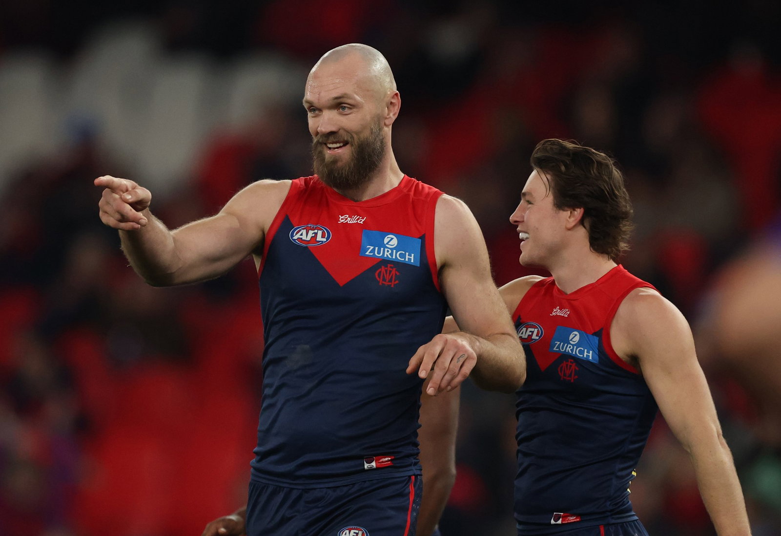 Max Gawn hit the scoreboard as Melbourne got well on top of West Coast in the third quarter.