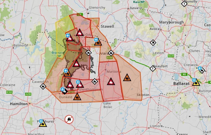 Vic Fires Live Updates: One-third Of Grampians National Park Burns As 