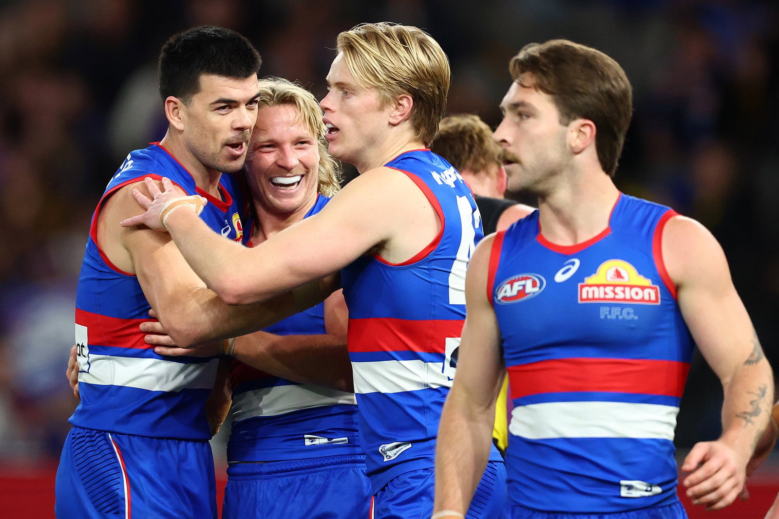 Western Bulldogs happy